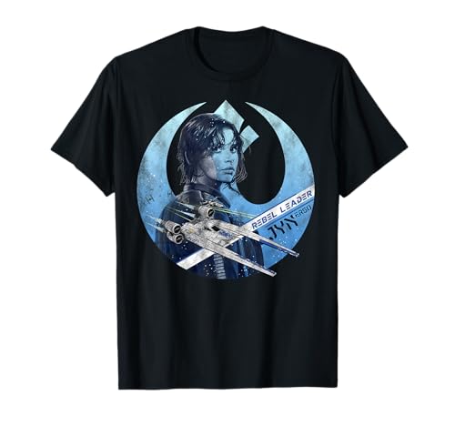 Star Wars Rogue One Jyn Rebel U-Wing Logo Graphic T-Shirt T-Shirt