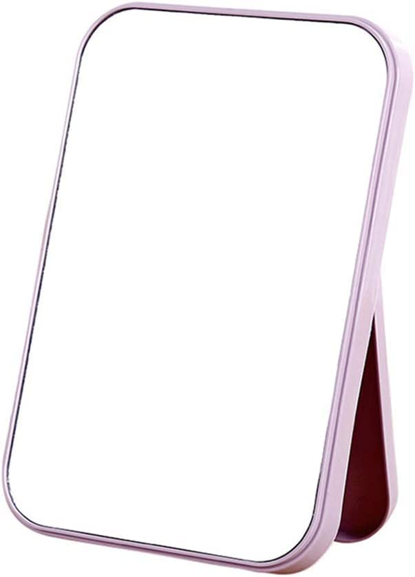 SHFTI Mirror Super HD Tabletop Mirror Foldable Bracket Designed Makeup Mirror Hand Free/Handheld Mirror (Pink)-image-8