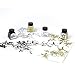 Winsor & Newton Collection Drawing Ink Set, Set of 4, Black, White, Metallic Tones