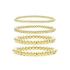 4PCS Gold-3/4/5/6MM