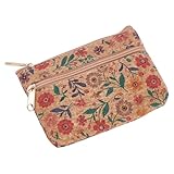 GORGECRAFT Trousse à Maquillage en Liège Naturel Porte Monnaie en...