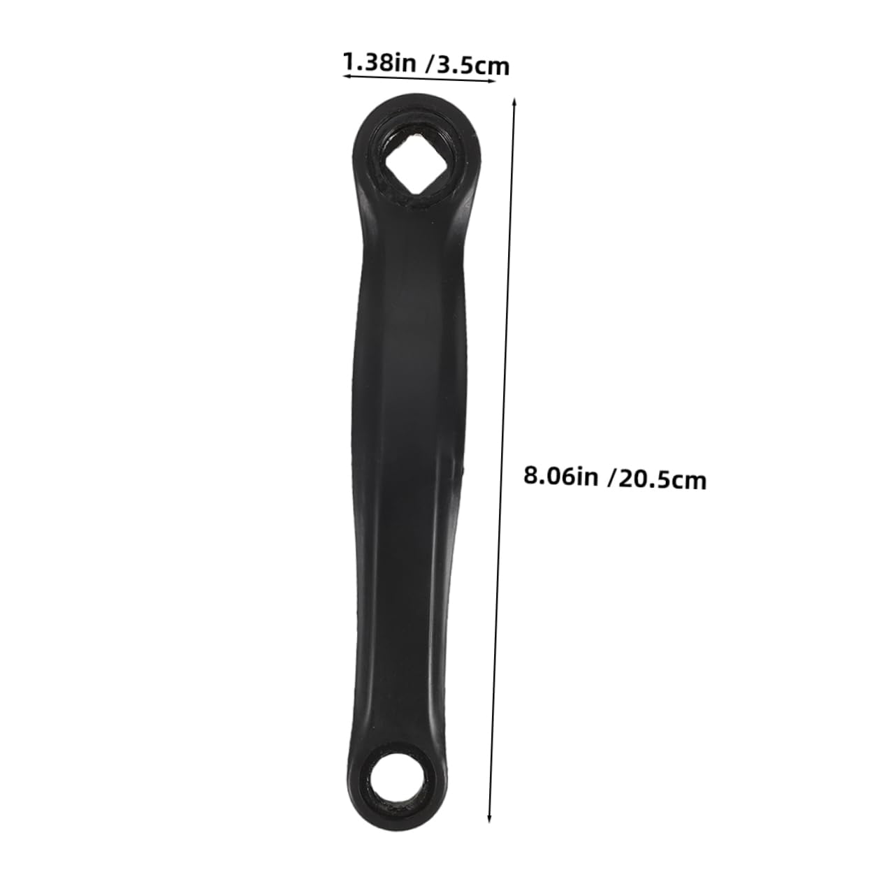 4pezzi Pedivella per Bicicletta Crank Arm per Mountain e Strada Design Resistente e Confortevole Compatibile con Varie Tipologie di Bici Nero