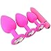 Letsgasm Anal Commander Collection: 3 Sizes Of Silicone Anal Butt Plugs