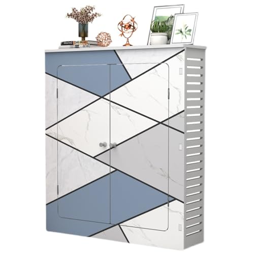 Cache-radiateur et plinthe design en PVC imperméable avec armoire intégrée - 2