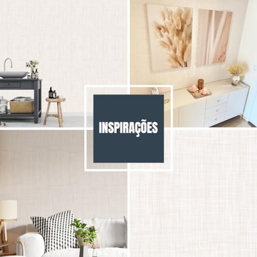 Papel de Parede Efeito Linho Tempestade de Areia