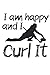 Produktbild I am happy and i curl it | notebook with 120 pages squared: Graph Paper Composition Notebook: Grid Paper, Quad Ruled, 120 pages Softcover (6x9 inch)