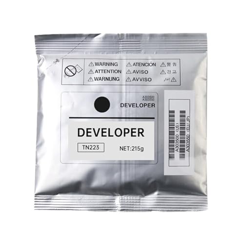Support de boîte à poudre TN223 noir consommable développeur C226 215g