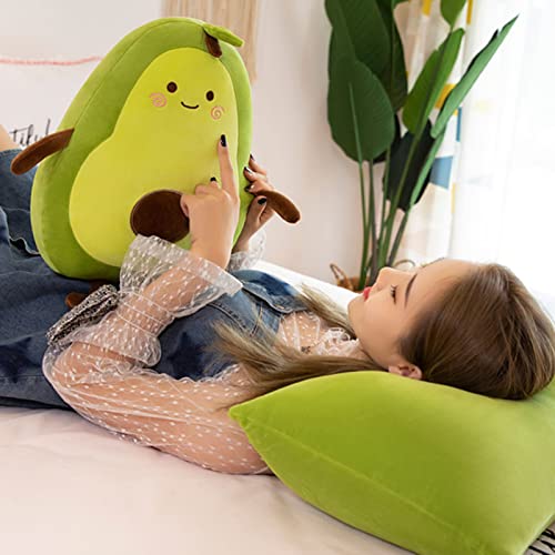 Plush Doll Toy - Avocado Plush Toy Doll Full Filling Plushies Toy - Pp Cotton Sofa Pillow Plush Stuffed Toy Sofa Cushion Decorative Avocado Throw Pillow Ornament Christmas Decoration Gift - S #TOP3