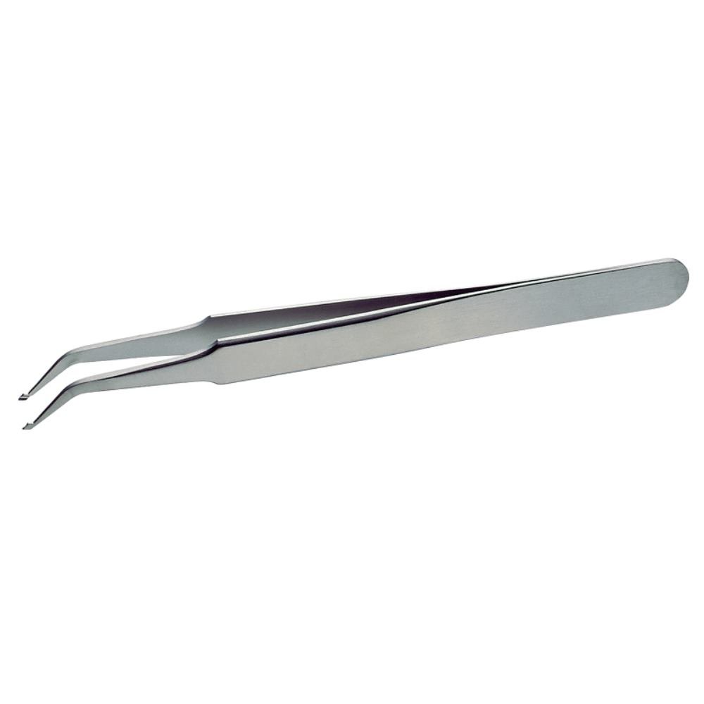 Lindström Monolithic SMD Tweezers 5 mm, 120 mm, Silver