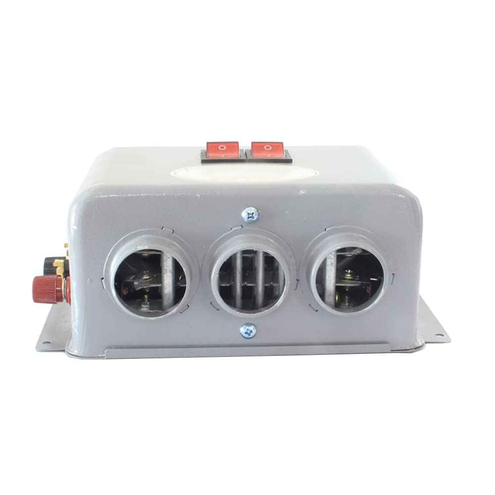 Desempañador de parabrisas eléctrico para vehículos de 3 orificios, rápido secador de enfriamiento y calefacción 2 en 1, ventilador de descongelación compacto de alta potencia de 800 W, calentador d