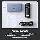 UGREEN HDMI 2.1 Switch, 4K@120Hz HDMI Switcher Splitter 3 In 1 Out, 8K@60Hz Support HDCP 2.3, VRR & ALLM, Dolby Vision & Atmos, High-Speed 48Gbps for PS5, Xbox, TV Box, DVD Player - Image 9