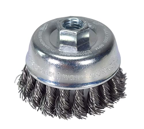 Milwaukee 48-52-5067 3-1/2" Knot Wire Cup Brush - Carbon Steel 2 Pack by Milwaukee - Image 2