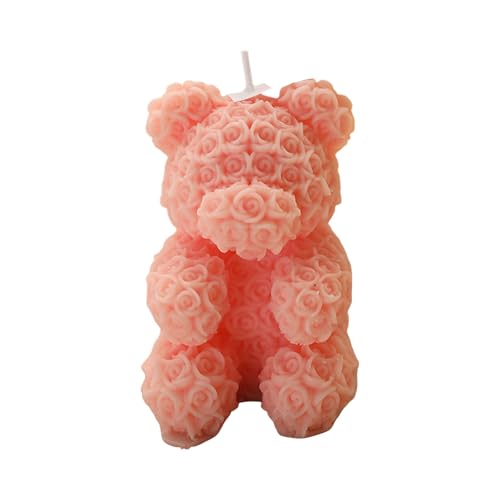 Juego de velas perfumadas para aromaterapia, diseño de oso de...
