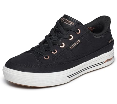 Skechers Women's Arcade Arch Fit-Arcata Sneaker, Black, 5 UK