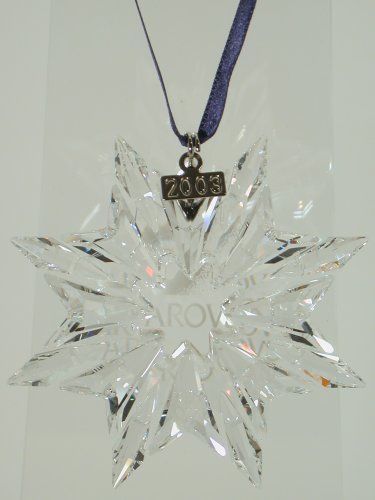 Swarovski Weihnachtsstern Anhänger 622498 AP 2003, Weihnachtsbaumschmuck, Kristall, Weihnachten, Limited Edition