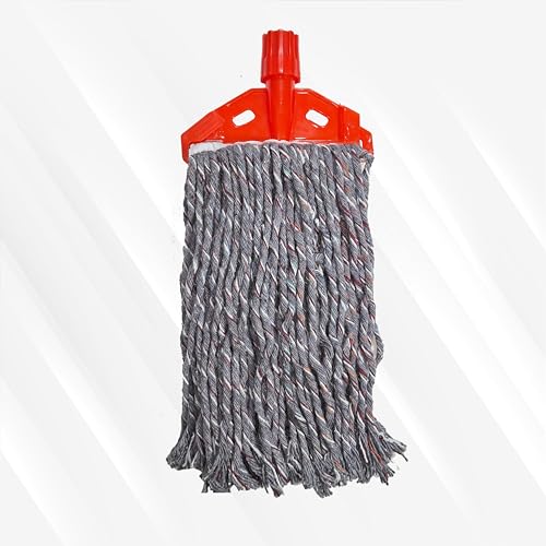Pack of 1 pcs UMD 300gm Melange Cotton Flat 6 inch Floor mop Refi...