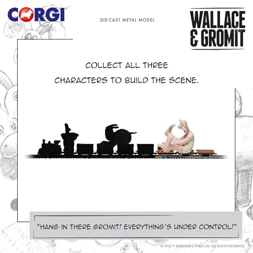 Train Corgi moulé sous pression Wallace et Gromit de qualité collectionneur - 3