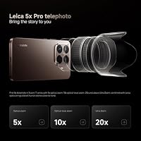 XIAOMI 15T Pro NFC Smartphone, 12 + 256 GB, Display 6,83 Zoll 144 Hz, 90 W, MediaTek Dimensity 9400+, Leica x5 Pro 50 MP, 5500 mAh, Titanfarben, Ladegerät inklusive – Ansicht 5