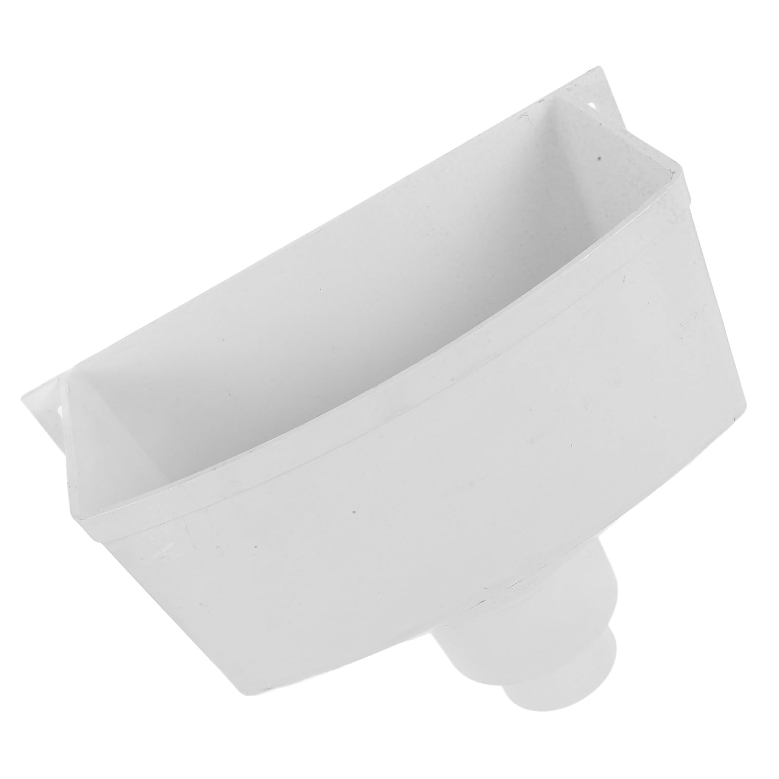 Zerodeko Pvc Desvío de Agua Lluvia 110x75 Mm, Accesorio Canalón Bajante, Conector Tubería Canal Pluvial Resistente Pvc, Sistema Captación Agua Tejado, Accesorio Drenaje Canalones