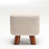 Fácil de mover, ubicación flexible, se puede apilar y almacenar para ahorrar espacio. Se puede usar como un taburete para cambiar zapatos / una reunión en la sala de estar / un taburete de maquillaje / un taburete de ocio / un taburete para los pies