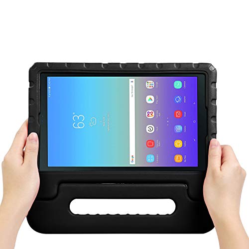 Newstyle Kids Case For Samsung Galaxy Tab A 10.5 Inch 2018 - Shockproof Light Weight Protective Handle Stand Eva Kids Case For Samsung Galaxy Tab A 10.5 2018 Model Sm-T590 T595 T597 (Black) #TOP5