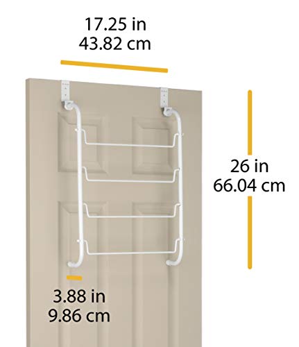 Whitmor 6023-529 Over The Door, White Towel Rack thumb #3
