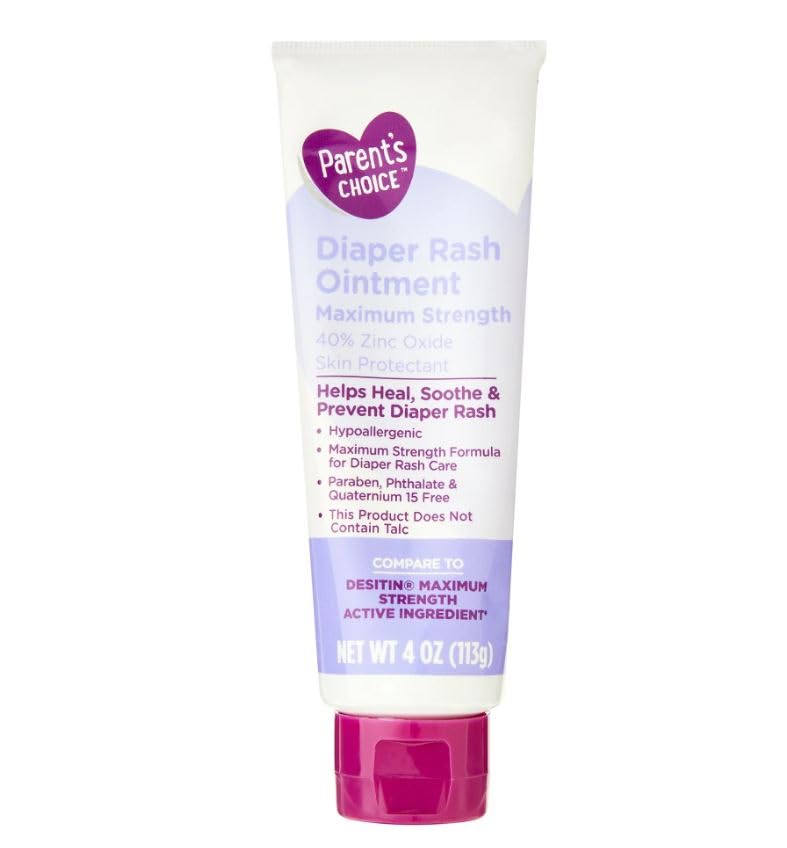 Diaper Rash Ointment, 40% Zinc Oxide, 4oz