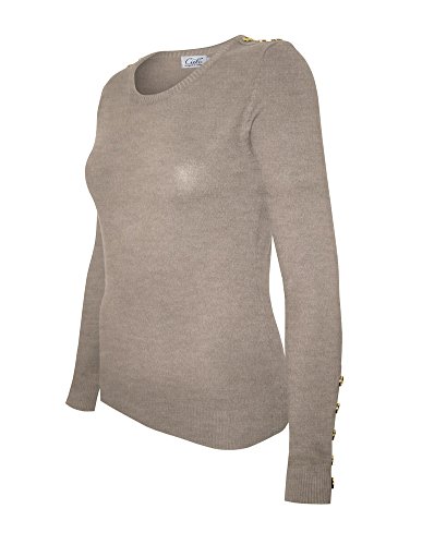 Image of Cielo Women's Solid Soft Stretch Pullover Knit Sweater