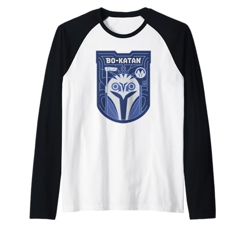 T-shirt baseball Star Wars Mandalorian Bo-Katan bleu vêtement de collection original
