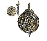 Marque : LP Divertissements LP Divertissements Set Bouclier Lion et Glaive de Chevalier
