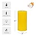Zest Candle Pillar Candles, 3 by 6-Inch, Yellow Citronella