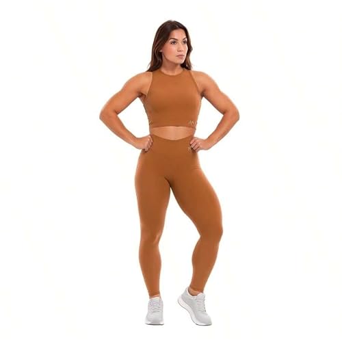 Calça Legging Fitness Blackout Zero Transparência Feminina Modella (BR, Alfa, M, Regular, Alto, Cara