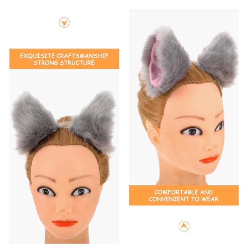 Pinzas pelo orejas de gato antideslizantes que no dañan el cabello en peinados de cosplay duraderos 6