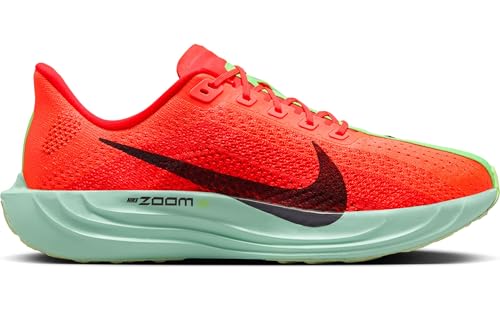 Nike Men's Pegasus Plus (600 - Bright Crimson/Cave Purple-Lime Blast)
