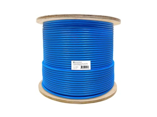 Cable Ethernet Monoprice Cat6A Plus F/UTP 1000 ft Azul miniatura 2