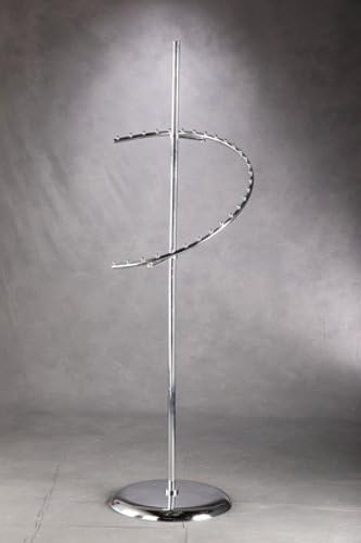 29 Ball Spiral in Chrome 67 H x 22 W Inches