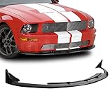 GT-Speed for 2005-2009 Ford Mustang V8 Only CV3 Style Front PU Bumper Lip