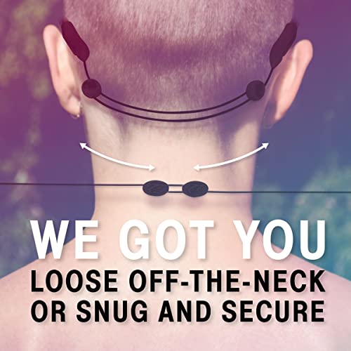 Pilotfish No Tail Adjustable Eyewear Retainer Cable Strap: Sunglasses, Eyeglasses, Glasses (14 Inch, Tactical Black)3