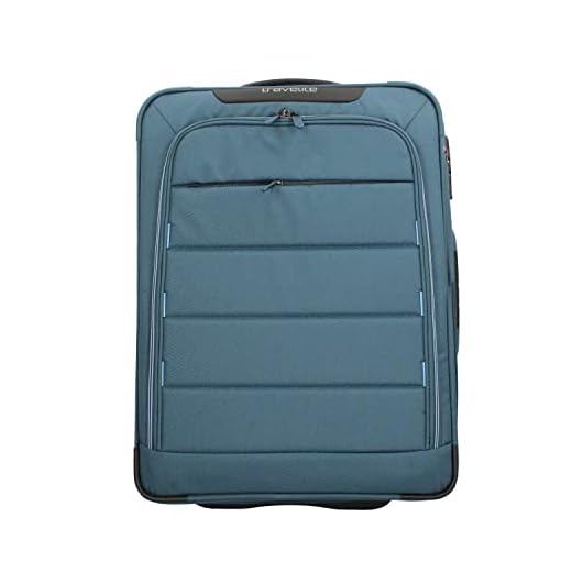 Travelite Skaii Hybrid S - Maleta de cabina (2 ruedas, 55 cm, ampliable), color azul