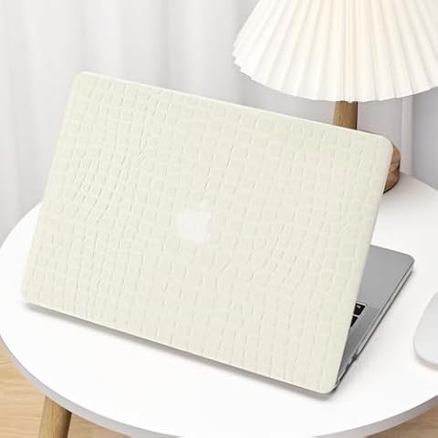 Seorsok Compatible with MacBook Pro 13 inch Case M2 2023,2022,2021-2016 A2338 M1 A2251 A2289 A2159 A1989 A1708 A1706,Irregular Stone Grain Leather Plastic Hard Shell Case&Keyboard Cover,Beige Cover