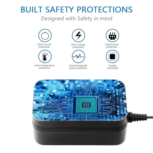SHNITPWR 30W Universal Power Supply 3V 4.5V 5V 6V 7.5V 9V 12V Adjustable Variable AC/DC Adapter with 5V 2.1A USB Port, 100V-240V AC to DC 3V~12V Converter 0.5A 1A 1.2A 1.5A 2A 2.5A Max with 14 Tips - Image 6