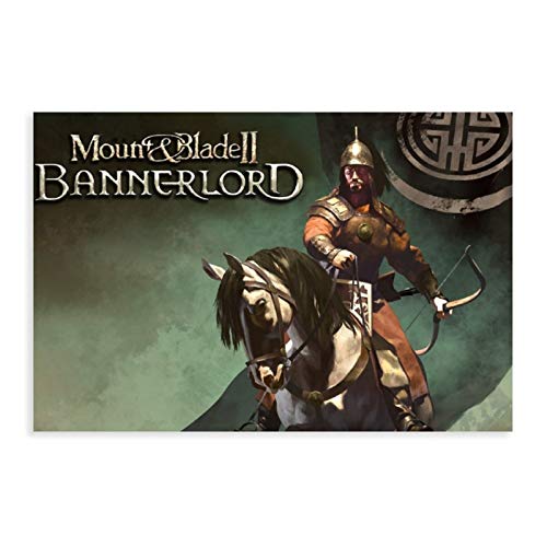 Gaming Poster Mount & Blade II Bannerlord Poster für Teenage Jungen (6) Leinwand Poster Schlafzimmer Dekor Sport Landschaft Büro Zimmer Dekor Geschenk 30 × 45 cm Unframe style1