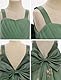 FYMNSI Blumenm�dchen Kleid Kinder Baby M�dchen Tr�ger V-Ausschnitt �rmellos Geburtstag Partykleid Prinzessin T�llkleid Hochzeit Brautjungfer Festkleid Kurzes Abendkleider Gr�n 5-6 Jahre