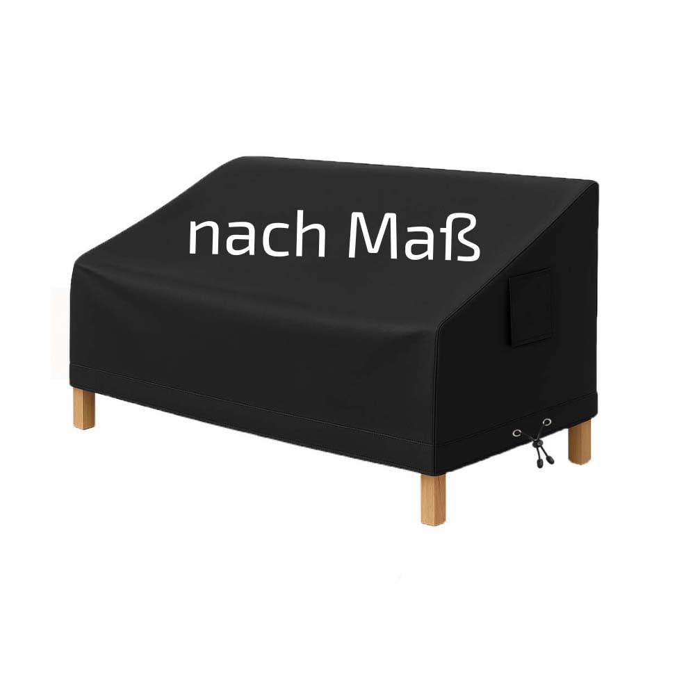 Lounge Abdeckung nach Maß wasserdicht – Schutzhülle für 2- und 3-Sitzer Garten / Outdoor Lounges & Sofas – wetterfeste Couch Abdeckplane mit Ösen / Gummizug | 100 % UNICOVR – Das Original