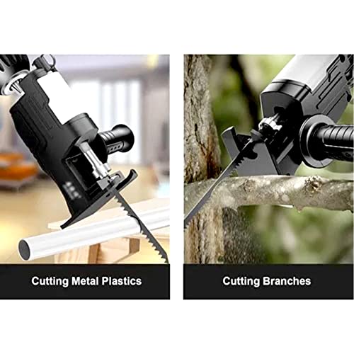 Hyranect Furadeira elétrica para adaptador de serra alternativo, Lâminas de serra de troca rápida Pa