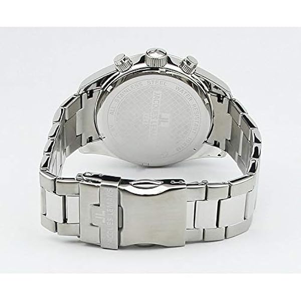 Jacques Lemans Herrarmbandsur kronograf klassisk 42-6F, armband