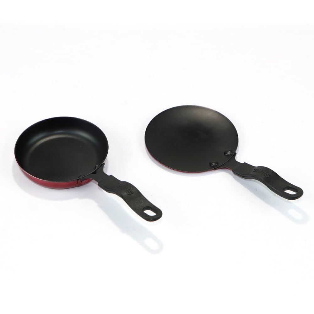 Varnika Stores Miniature Nonstick Dosa Tawa and Nonstick Fry Pan, Miniature Kitchen Set, Mini Kitchen Set, Kitchen Set for Kids Girls, Real Cooking Kit for Play, Miniature Cooking Set (Pack - 2) (B0CKL8GQF2) Amazon Price History, Amazon Price Tracker