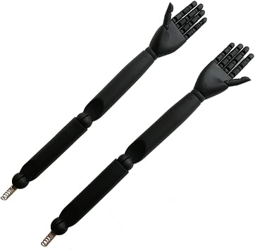 Kukin Mens Wooden Mannequin Arm, Black