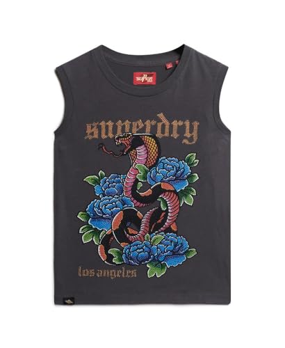 Débardeur à strass effet tatouage femme Superdry - vue 6