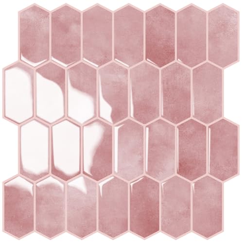 11.8"x11.8" Subway 3D Self Adhesive Wall Tile Sticker Transfers,Peel and